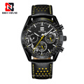 Ben Nevis BN6014G brand famous quartz watch for foreign trade multi-function three eye six needle hollow belt watch man